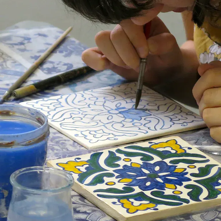 Tile workshop: paint them and take them home with you · publisher image