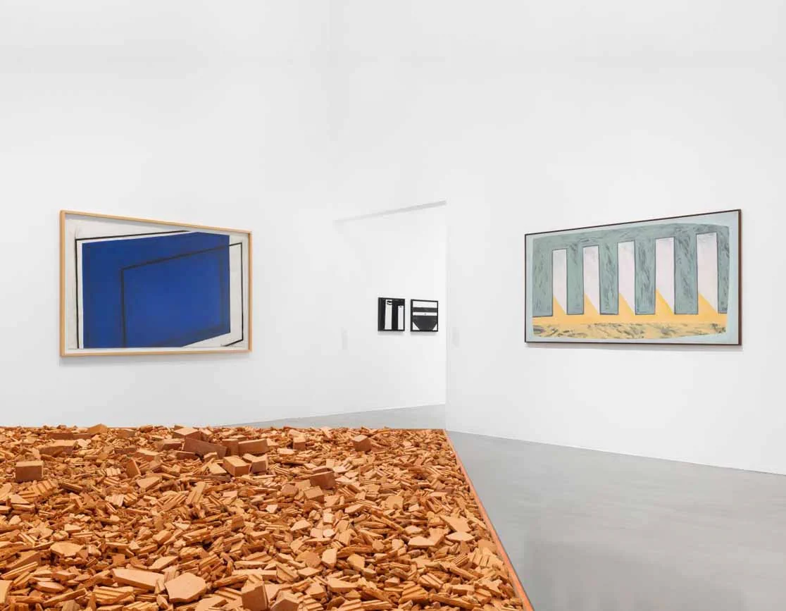 Artworks displayed in the Turn Around exhibition at MAAT