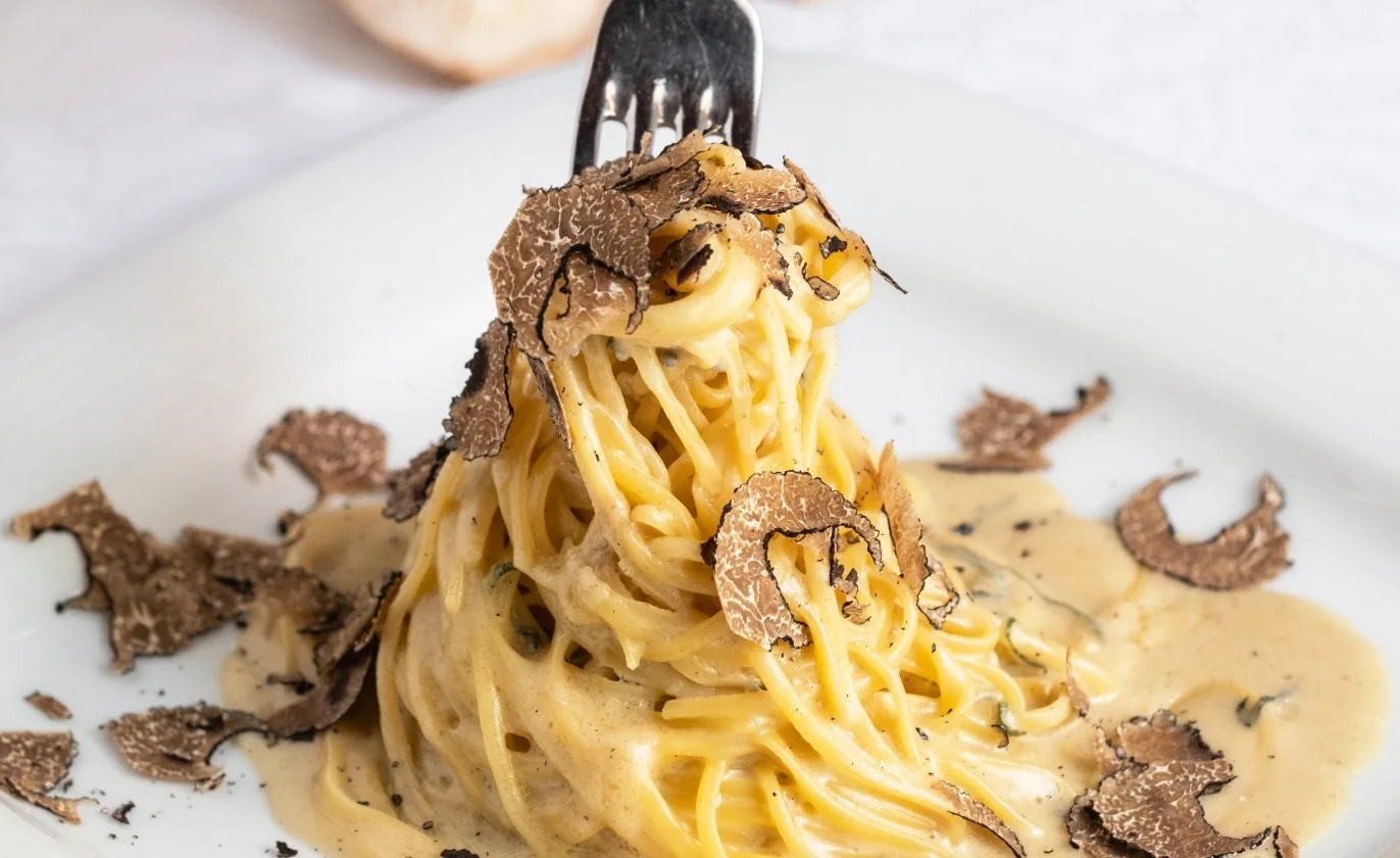 A pasta dish at Come Prima in Lisbon