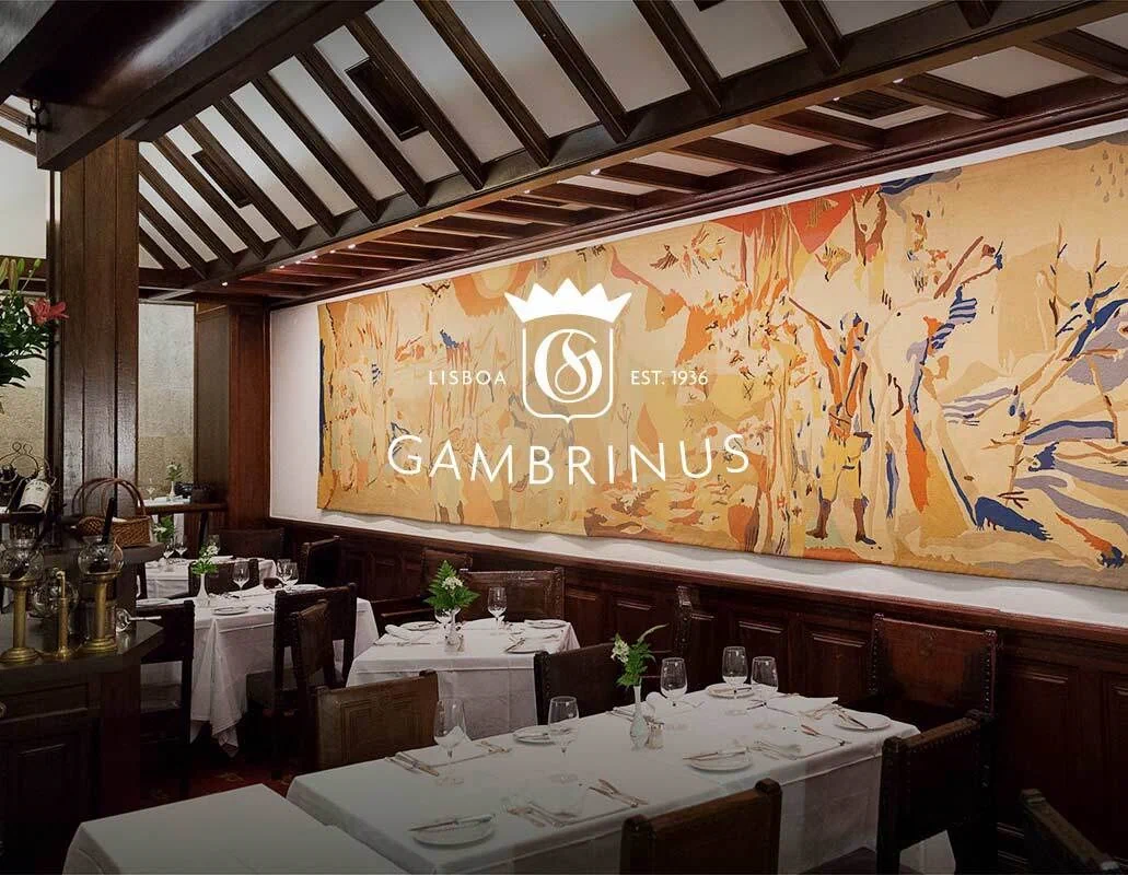 The traditional dining room at Gambrinus