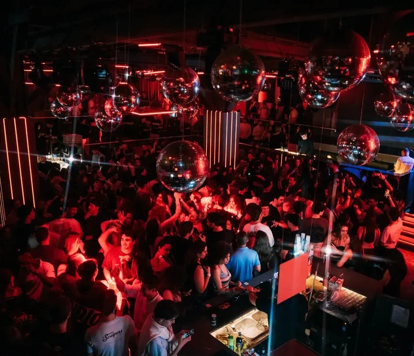 The dance floor and crowd at Lust in Rio