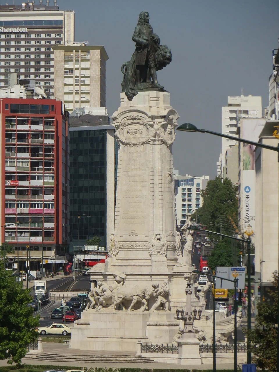 Monument to Marquês de Pombal in Lisbon
